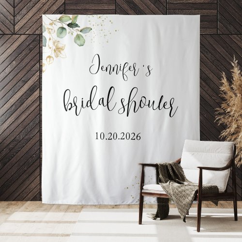 Eucalyptus Greenery Bridal Shower Backdrop