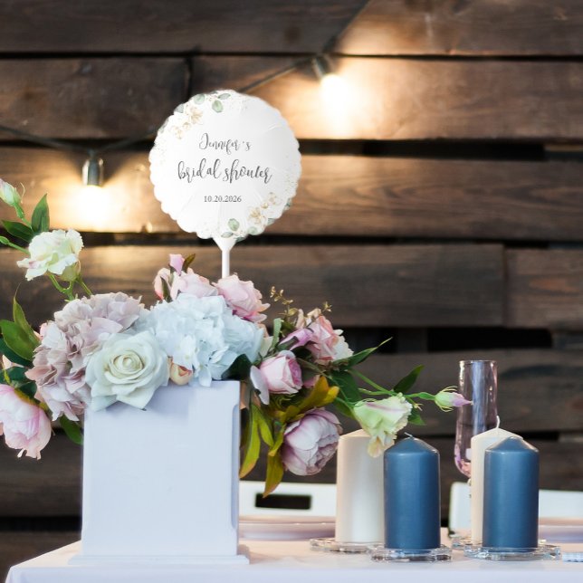 Eucalyptus Greenery Bridal Shower Balloon (Creator Uploaded)