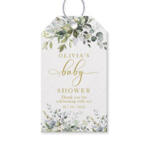 Eucalyptus Greenery Bridal Shower Favor Tag