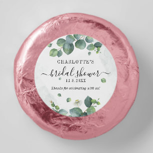 Eucalyptus Greenery Bridal Shower Party Dipped Oreo Cookie Favors
