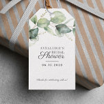 Eucalyptus Greenery Bridal Shower Thank You Favor Gift Tags<br><div class="desc">Eucalyptus Greenery Bridal Shower Thank You Favor Gift Tags</div>