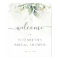 Eucalyptus Greenery Bridal Shower Welcome Sign