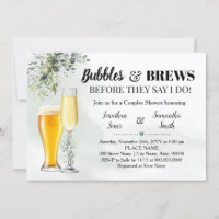 Eucalyptus greenery bubbles and brews shower