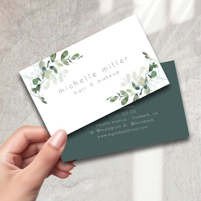 Eucalyptus Greenery  Business Card (Creator Uploaded)