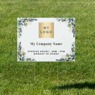 Eucalyptus greenery business company logo sign
