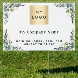 Eucalyptus greenery business company logo sign