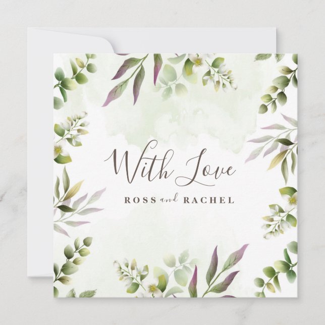 Eucalyptus Greenery Elegant  (Front)