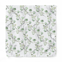 Eucalyptus Greenery Elegant Wedding Pocket Square