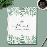 Eucalyptus Greenery Ferns  Planner<br><div class="desc">This botanical Planner is decorated with watercolor eucalyptus greenery and woodland ferns Easily customizable with a year and your name. Use the Design Tool to change the text size, style, or color. Because we create our own artwork you won't find this exact image from other designers. Original Watercolor © Michele...</div>