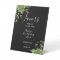 Eucalyptus Greenery Floral Black And White Favors