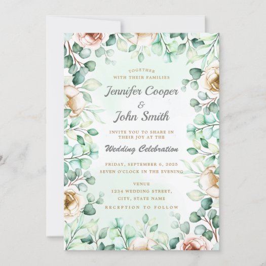 Eucalyptus Greenery Foliage Watercolor Wedding 
