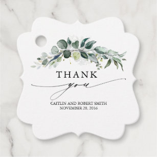 Wedding Gift TagsWedding Favour TagsPersonalised TagsFloral Arc 1