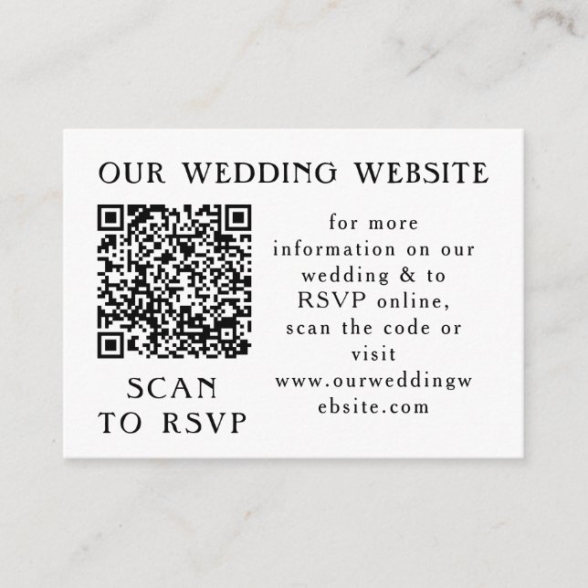 Eucalyptus Greenery Frame Green Blue White Web QR Enclosure Card (Front)