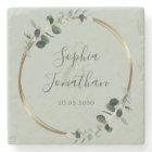 Eucalyptus Greenery Gold Sage Personalized Wedding