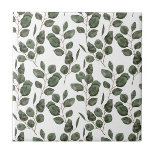Eucalyptus Greenery Kitchen Bathroom Remodel Ceramic Tile