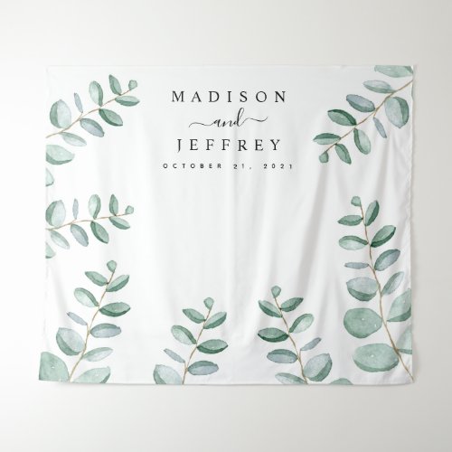 Eucalyptus Greenery Minimalist Wedding Backdrop