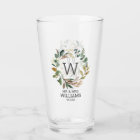 Eucalyptus Greenery Mr and Mrs Wedding Monogram