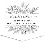 Eucalyptus Greenery Personal Return Address Self-inking Stamp<br><div class="desc">Modern and Elegant Eucalyptus Botanical Greenery Frame Cursive Script Typography Wedding Invitation Return Address self inking stamp which is great for a Save the Date, RSVP, Bridal Shower, Baby Shower, Birthday Party, or Christmas Holiday Card or Invitation. The text of this hand lettered modern script typography label can be updated...</div>