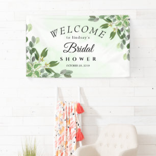 Eucalyptus Greenery Succulent Bridal Shower Sign