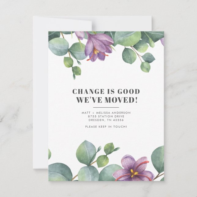 Eucalyptus Greenery We’ve Moved Botanical Moving (Front)