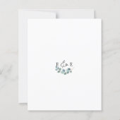 eucalyptus greenery wedding (Back)