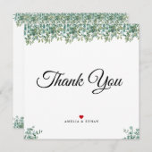 eucalyptus greenery wedding (Front/Back)