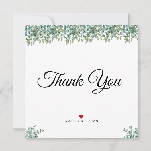 eucalyptus greenery wedding (Front)