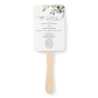 Eucalyptus Greenery Wedding Ceremony Program