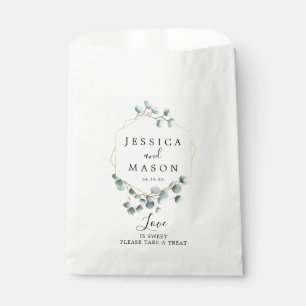 Eucalyptus Greenery Wedding Favor Bags