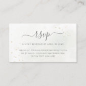 Eucalyptus Greenery Wedding Online RSVP Enclosure Card | Zazzle