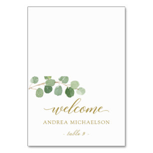 Eucalyptus Greenery Wedding Place / Name Cards