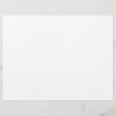 Eucalyptus Greenery Wedding Programme (Back)