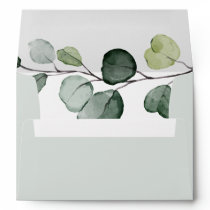 Eucalyptus Greenery Wedding Return Address 5x7 Envelope Eucalyptus Greenery Wedding Return Address 5x7 Envelope