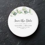 Eucalyptus Greenery Wedding Save the Date Magnet<br><div class="desc">Cute Botanical Eucalyptus Watercolor Wedding save the date magnet that makes a perfect keepsake for your guests and will be cherished for years</div>