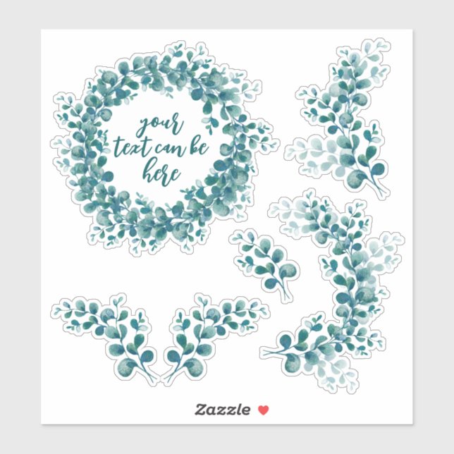 Eucalyptus greens Pack of  Sticker (Sheet)