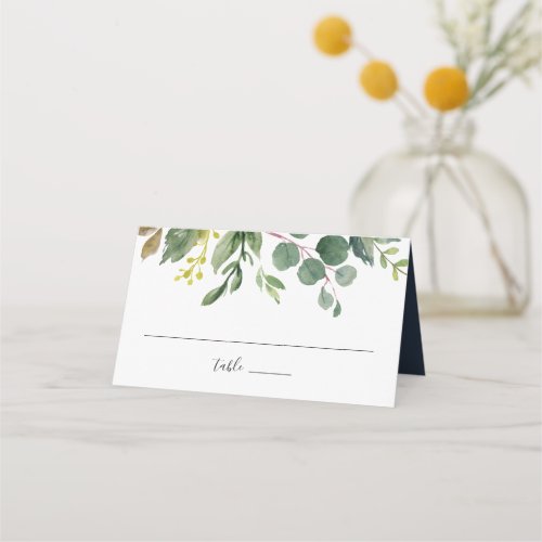Eucalyptus Grove Wedding Place Card