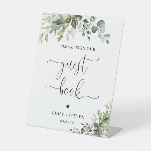 Eucalyptus Guest Book Sign