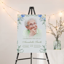 Eucalyptus Hydrangea Floral Celebration of Life