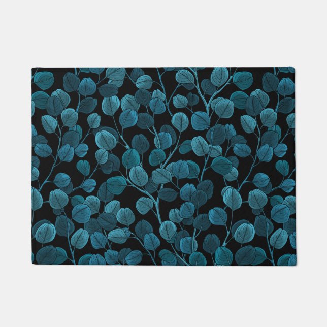 Eucalyptus in blue doormat (Front)