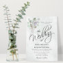 Eucalyptus & Lavender Bouquet Rustic Boho Wedding Invitation