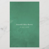 Eucalyptus Lavender Greenery Baby Shower Game (Back)