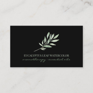 Eucalyptus Leaf Flower Essential Oil Business Card
