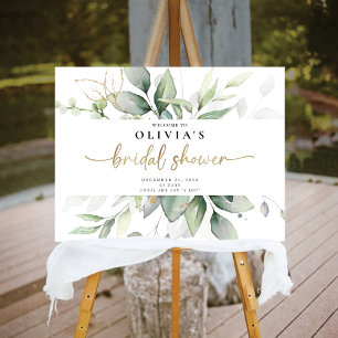 Eucalyptus Leaf Greenery Bridal Shower Foam Boards