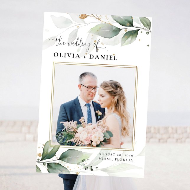 Eucalyptus Leaf Greenery Wedding Photo Prop Foam Board (Creator Uploaded)