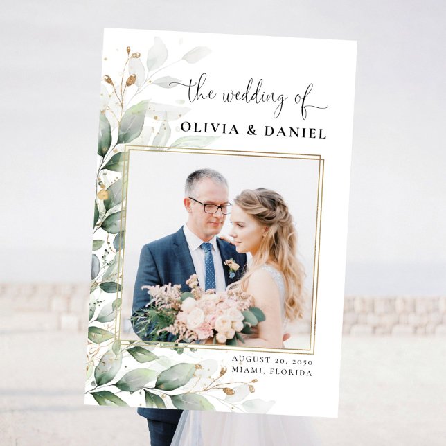 Eucalyptus Leaf Greenery Wedding Photo Prop Foam Board (Creator Uploaded)