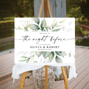 Eucalyptus Leaf The Night Before Foam Boards