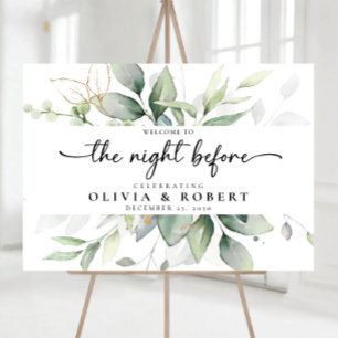 Eucalyptus Leaf The Night Before Foam Boards