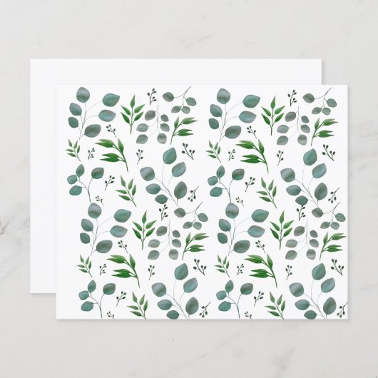 Eucalyptus leaves (Front/Back)