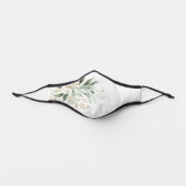 Eucalyptus Leaves and Gold Greenery Foliage Premium Face Mask (Front)