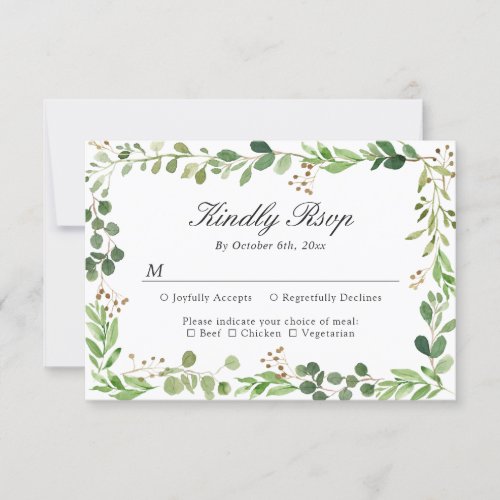 Eucalyptus Leaves Border Botanical Foliage RSVP